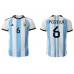 Billige Argentina German Pezzella #6 Hjemmebane Fodboldtrøjer VM 2022 Kortærmet